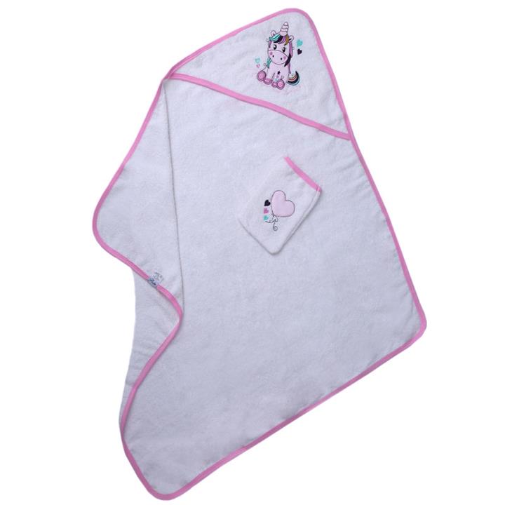 حوله نوزاد مادرکر طرح دور پیچ مدل UNICORN سایز 85x85 سانتی متر